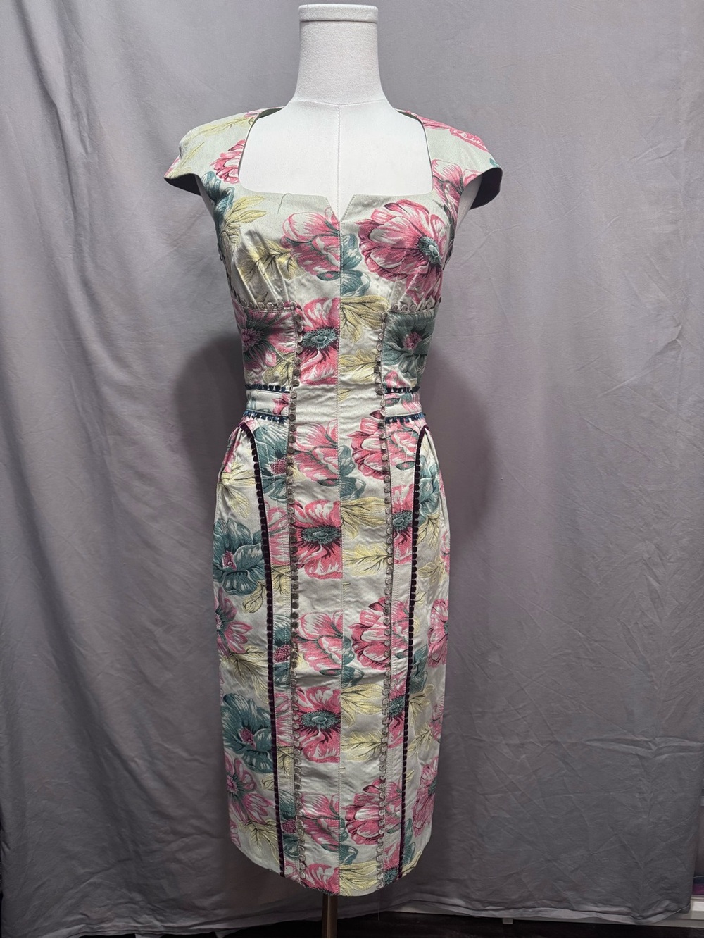 NWT Anthropologie Byron Lars Beauty Mark Sheath Dress - Size 4